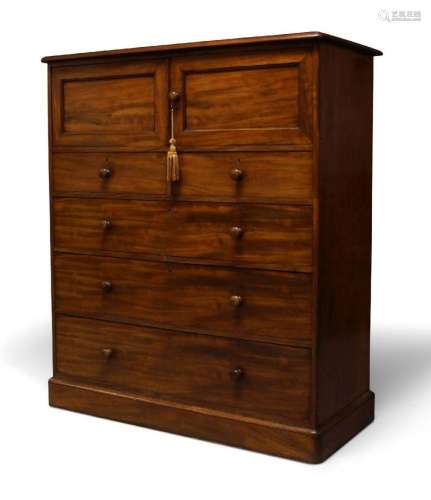 A Victorian Gillows of Lancaster mahogany side cabinet, c.18...