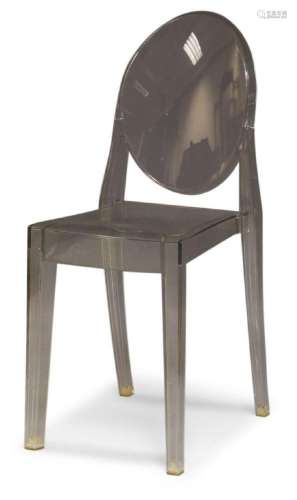 A Phillip Stark 'Victoria Ghost' chair, by Kartell...
