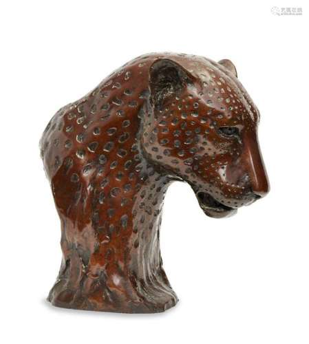 Donald Greig, South African, b.1959, a bronze model of a leo...