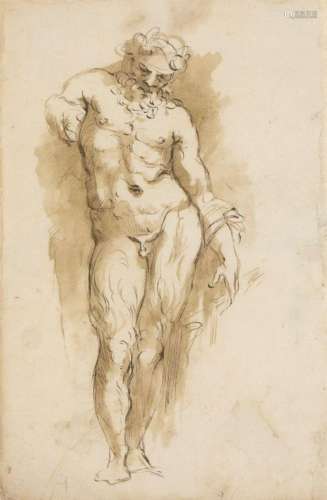 Manner of Agostino Carracci, mid-late 20th century- Standing...