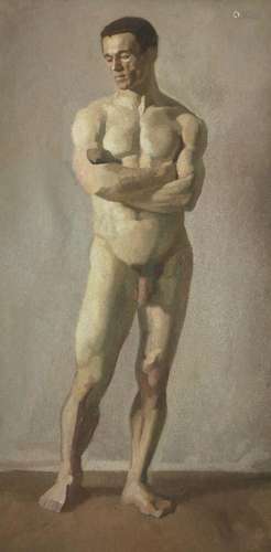 J Loots, Dutch, early 20th century- Male and female nudes, s...