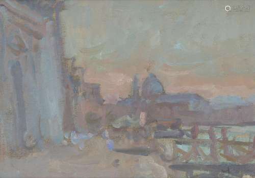 Martin Yeoman, British b.1953- Venetian scenes; oil on canva...