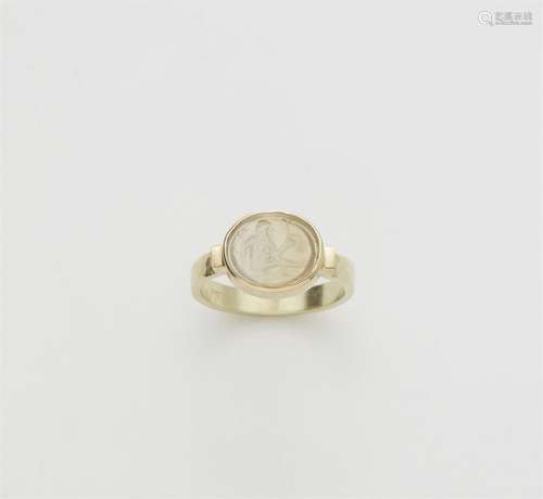 A ring with a Roman intaglio