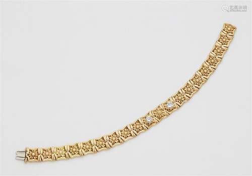 An 18k gold “gritli“ diamond bracelet