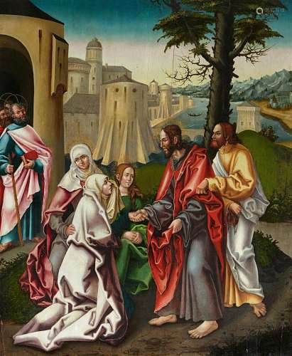 Augsburg School around 1515/1520, Christ Taking Leave of His...