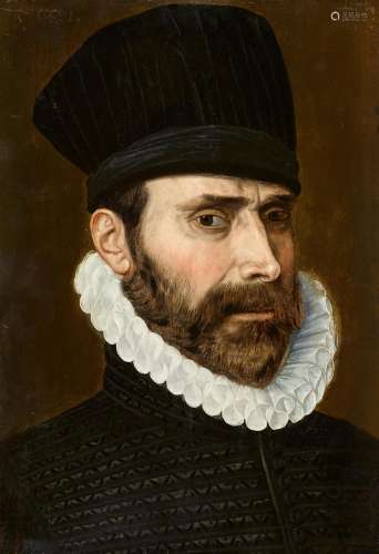 Anthonis Mor, attributed to, Portrait of a man in spanish co...