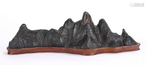 A Chinese Lingbi 'Mountain Peaks' Scholar's R...