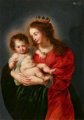 Peter Paul Rubens and workshop, Mary as Mother of God and Qu...
