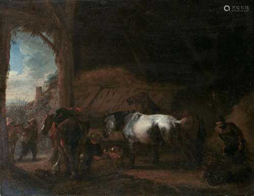 Philips Wouwerman, Small Horse Stable