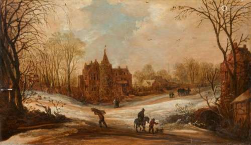 Frans de Momper, Winter Landscape