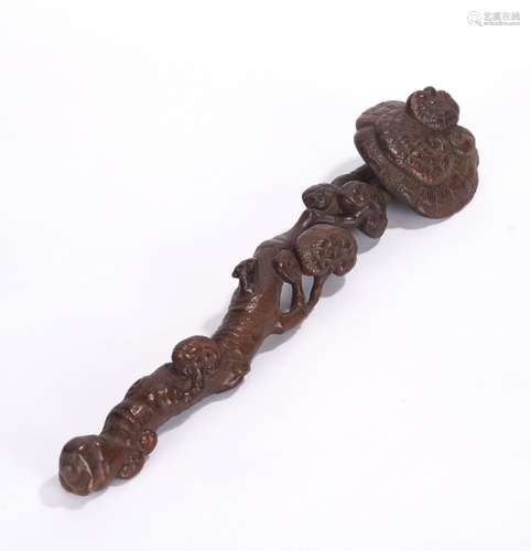 Chinese Wood Lingzhi Fungus Ruyi Scepter