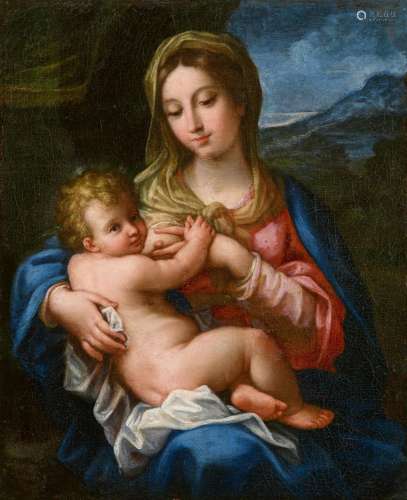 Roman School late 17th century, The Virgin and Child