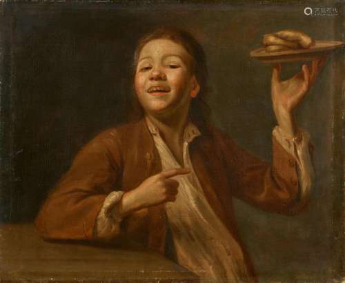 Lombardian School 18th century, Boy with a Plate