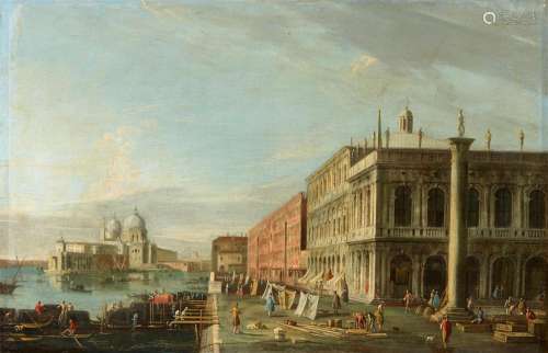 Venetian School around 1770/1790, View of the Piazzetta on t...