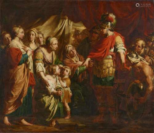 Pierre Joseph Verhaghen, The Family of Darius before Alexand...