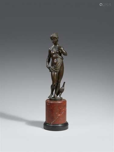 An Italian bronze figure of Juno, around 1600