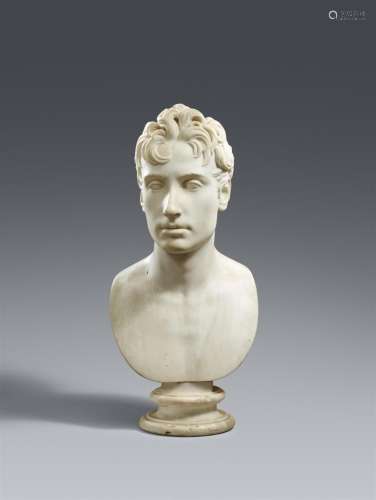 Marble bust of a Youth by Carlo Albacini the Younger.