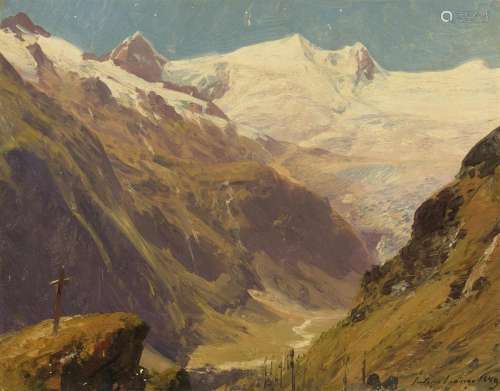 Julius Lange, View of Dachstein