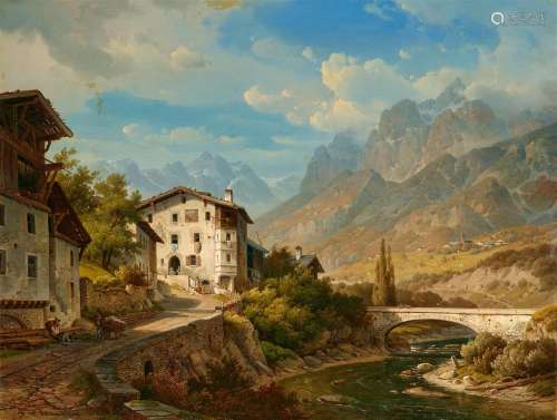 Wilhelm Scheuchzer, Swiss Mountain Landscape