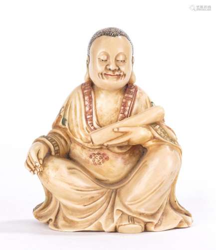 Chinese Soapstone Arhat Figure