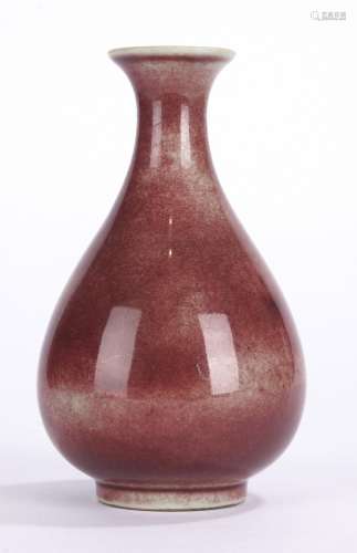 Chinese Red Glazed Vase