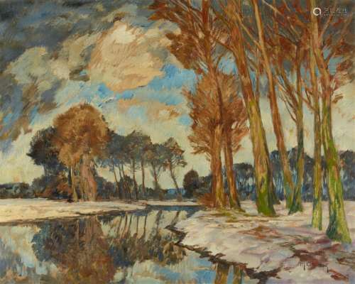 Max Clarenbach, Winter Landscape (Winter's End)