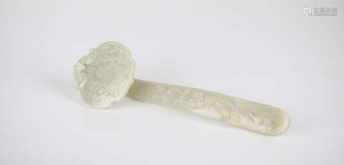 Chinese Jade Ruyi Scepter