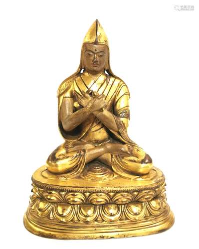 Chinese Gilt Bronze Buddha Figure