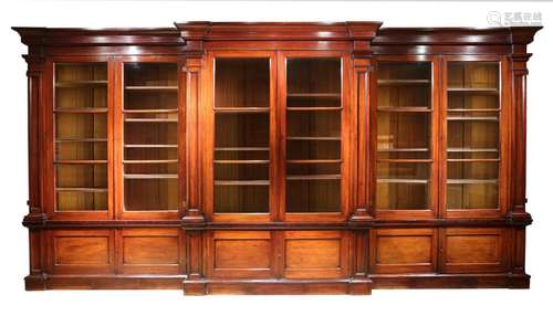 *A LARGE AUSTRALIAN COLONIAL CEDAR AND ROSE MAHOGANY BREAKFR...