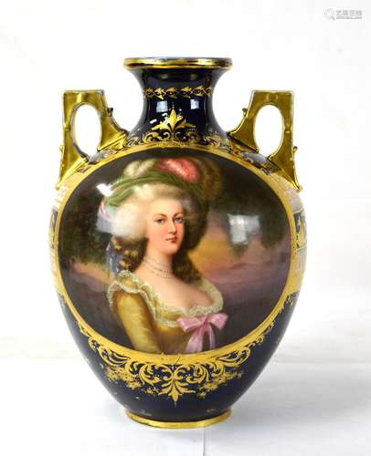 Royal Vienna Gilt Painted Vase