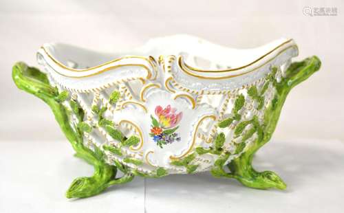 Meissen Reticulated Basket