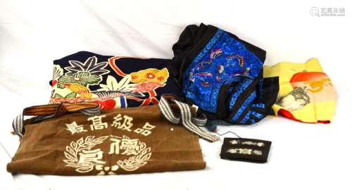 Group of Asian Embroidered Pieces