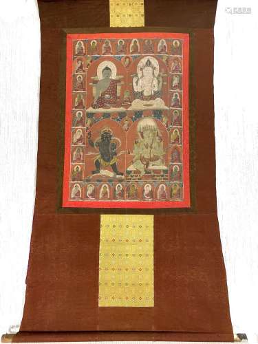 Chinese- Tibetan Thangka