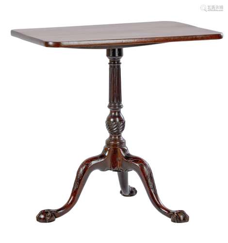 A GEORGE III TRIPOD TABLE