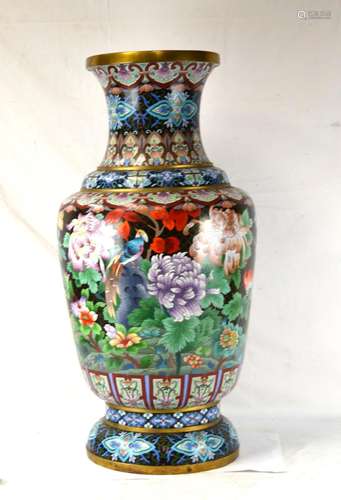 Large Chinese Cloisonne Vase