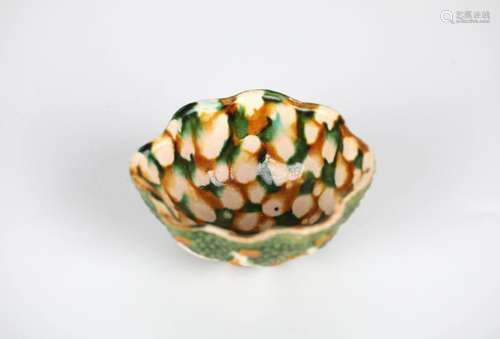 Chinese Sancai Glazed Bowl