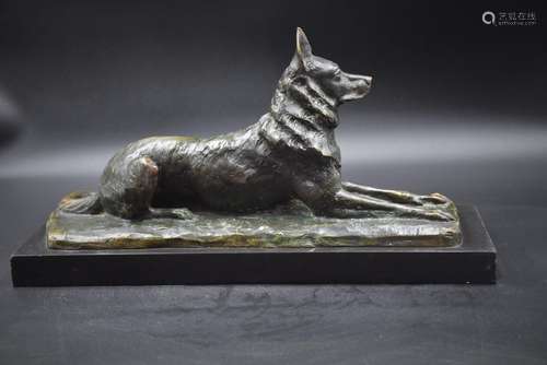 Pierre Nicolas TOURGUENNEFF (1854-1912), Chien de berger cou...