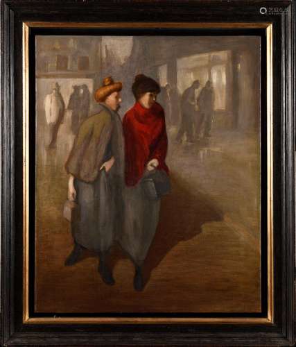 THÉOPHILE-ALEXANDRE STEINLEN (1859-1923) Les deux jeunes fil...