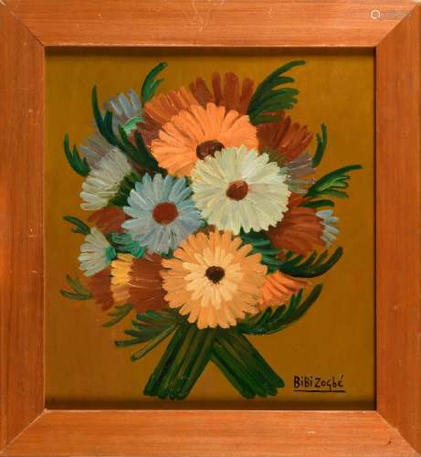BIBI ZOGBÉ (1890-1973) Bouquet de marguerites (Ramo de marga...