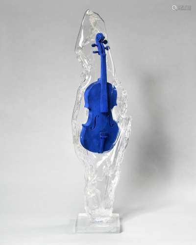 FRANCK TORDJMANN (NE EN 1958) Violon bleu Violon bleu sous a...