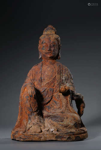 An Iron Statue of Avalokitesvara