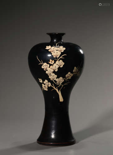 A Jizhou Kiln Flower Meiping Vase