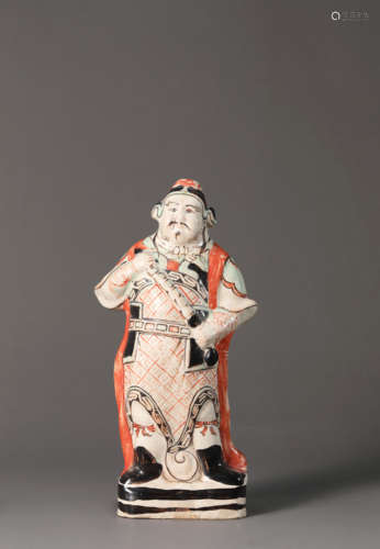 A Carve Porcelain Figure of Acala