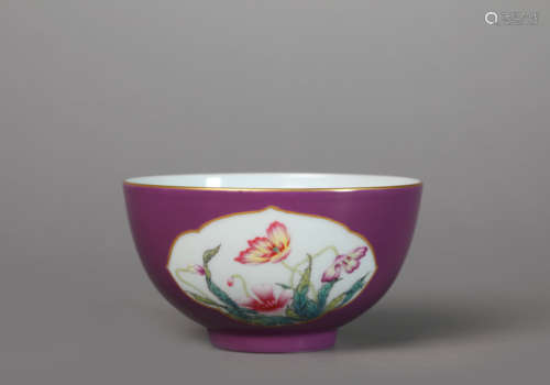 A Famille Rose Flower Bowl