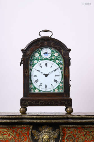 A Rosewood Mantel Clock