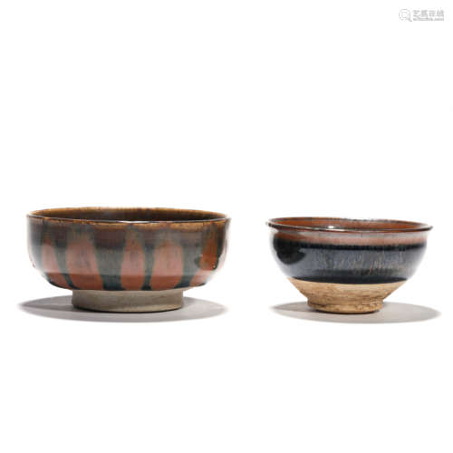 Set of Two Jian Ware Tea Cups