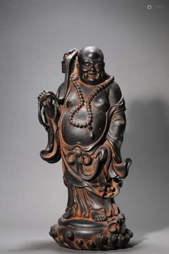 A Bronze Figure of Maitreya