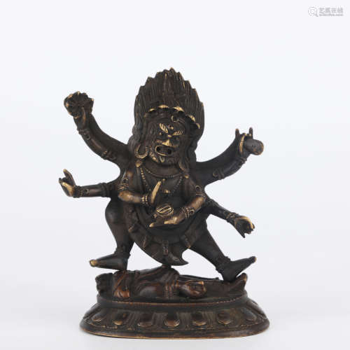 A Bronze Figure of Jambhala