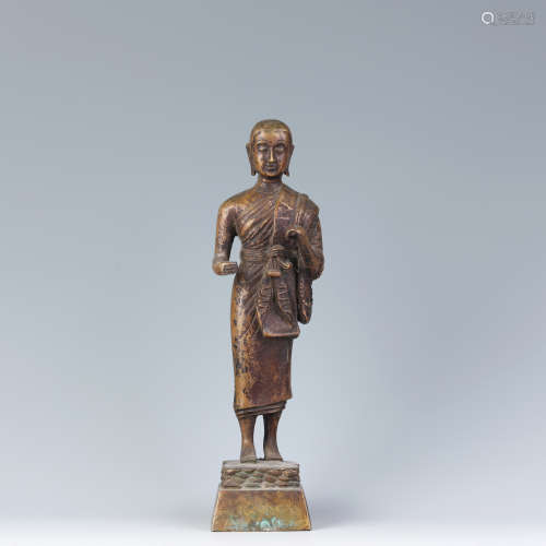 A Bronze Figure of Ananda