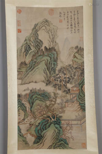 A Landscape Painting by Zhao Boju.